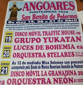 San Benito de Palermo de Angoares en Ponteareas