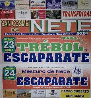 San Benito y San Antonio de Nete en Vilalba