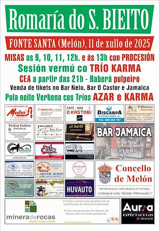 San Bieito de A Fonte Santa (2027) en Melón