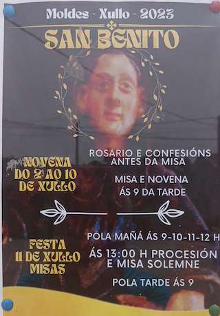 San Bieito de Moldes en Boborás