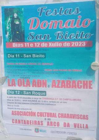 San Bieito e San Roque de Domaio (2026) en Moaña