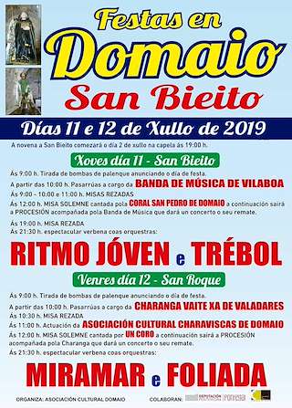 San Bieito e San Roque de Domaio (2026) en Moaña