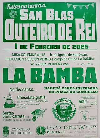 San Blas  en Outeiro de Rei