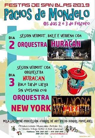 San Blas de Pacios de Mondelo (2026) en Quiroga