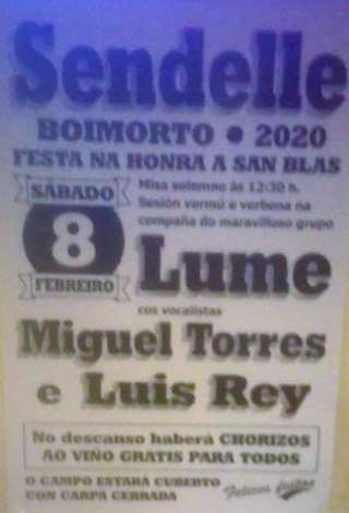 San Blas de Sendelle en Boimorto