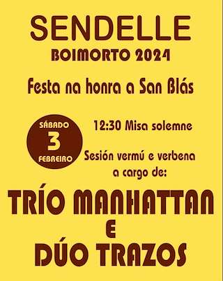 San Blas de Sendelle en Boimorto