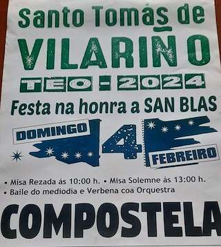 San Blas de Vilariño en Teo