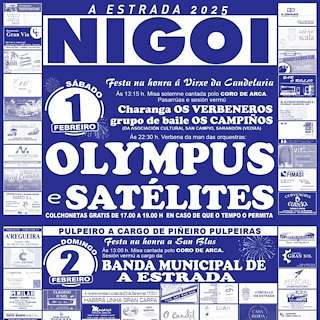 San Blas y Candelaria de Nigoi (2026) en A Estrada