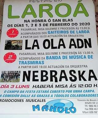 San Brais de Laroá en Xinzo de Limia