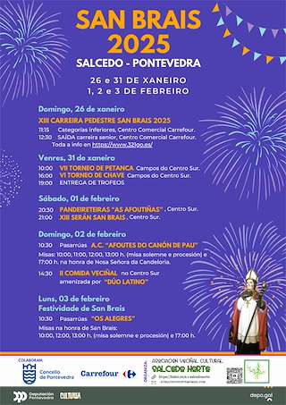 San Brais de Salcedo (2026) en Pontevedra