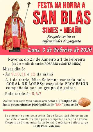 San Brais de Simes en Meaño