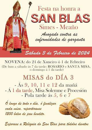San Brais de Simes en Meaño