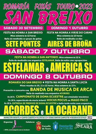 San Breixo de Foxás en Touro