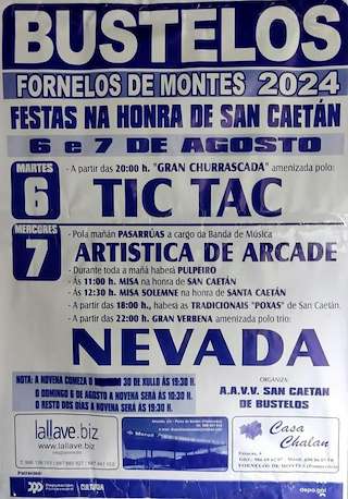 San Caetán de Bustelos (2026) en Fornelos de Montes