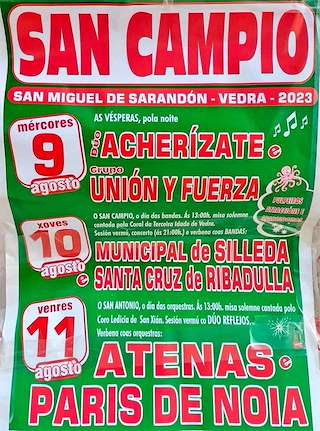 San Campio e San Antonio de San Miguel de Sarandón en Vedra