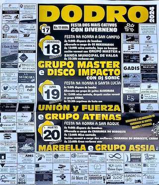 San Campio, Santa Lucía y San Roque en Dodro