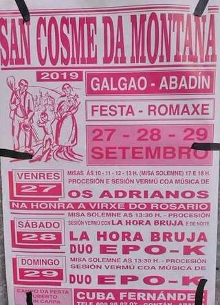 San Cosme da Montaña en Abadín