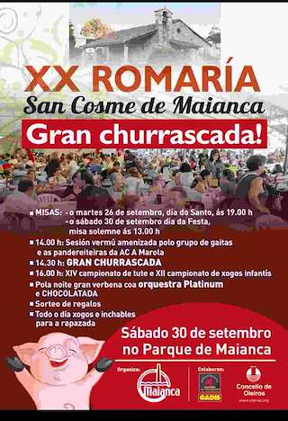 XXII Romaría San Cosme de Maianca en Oleiros