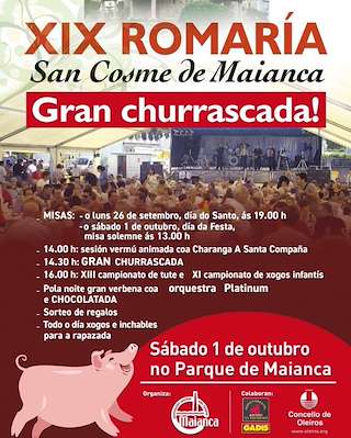 XXII Romaría San Cosme de Maianca en Oleiros