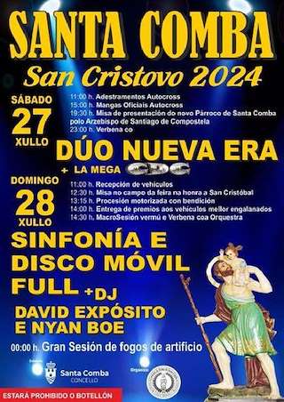 San Cristóbal  en Santa Comba