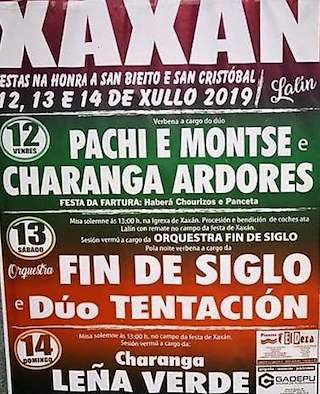 San Cristóbal e San Bieito de Xaxán en Lalín