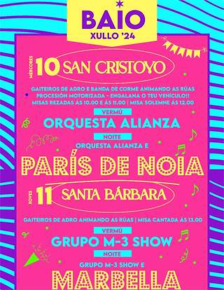 San Cristóbal y Santa Bárbara de Baio en Zas