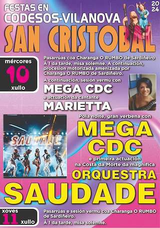 San Cristovo de Codesos y Vilanova en Cee