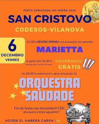 San Cristovo de Codesos y Vilanova en Cee