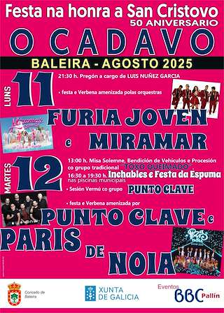 San Cristovo de O Cádavo (2026) en Baleira