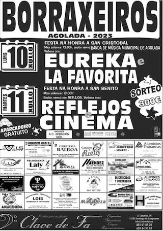 San Cristovo e San Benito de Borraxeiros en Agolada