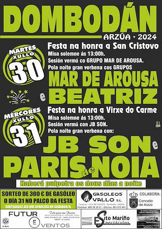 San Cristovo e Virxe do Carme de Dombodán en Arzúa