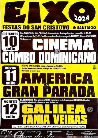 San Cristovo, Santísimo e San Antón do Eixo en Santiago de Compostela