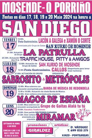 San Diego de Mosende (2026) en O Porriño