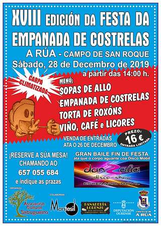 San Esteban - XXIII Festa da Empanada de Costrelas (2025) en A Rúa