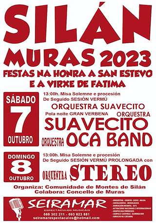 San Estevo e Virxe de Fátima de Silán en Muras