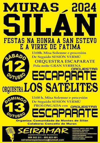 San Estevo e Virxe de Fátima de Silán en Muras