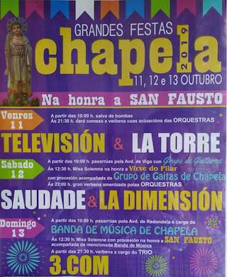 San Fausto de Chapela en Redondela