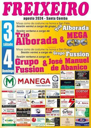 San Fins e San Roque de Freixeiro en Santa Comba