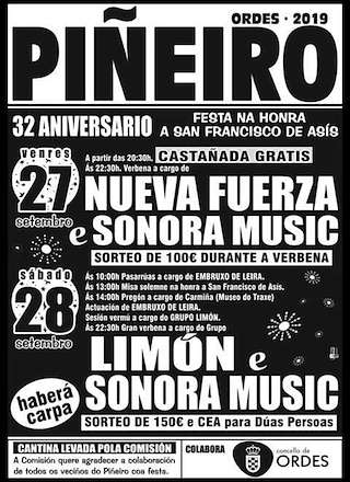 San Francisco de Asís de Piñeiro (2025) en Ordes