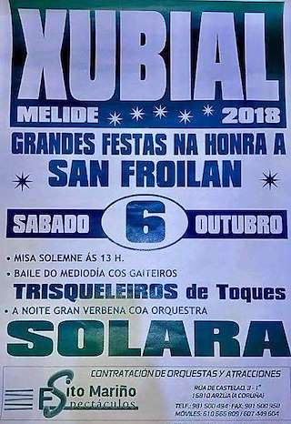 San Froilán e Virxe do Carme de Xubial  (2026) en Melide