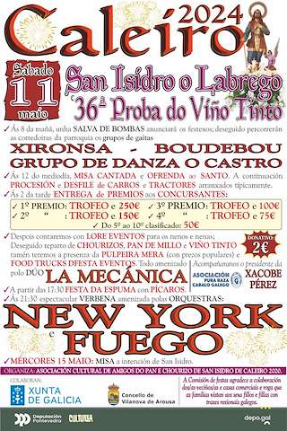 San Isidro Labrador de Caleiro en Vilanova de Arousa