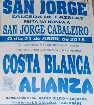 San Xurxo Cabaleiro  en Salceda de Caselas