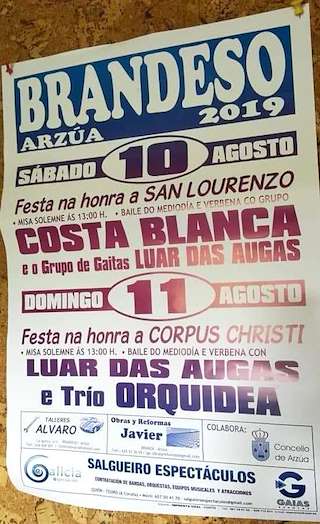 San Lourenzo de Brandeso en Arzúa