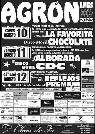 San Lourenzo, el Santísimo Sacramento y San Roque de Agrón en Ames