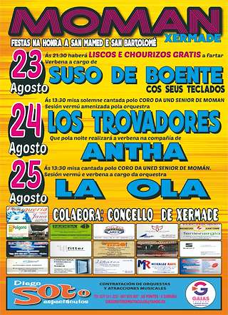 San Mamed e San Bartolomé de Momán en Xermade