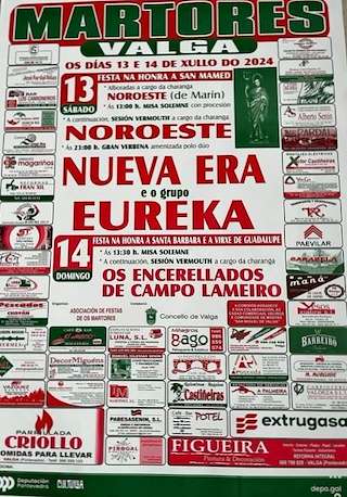 San Mamed, Santa Bárbata e a Virxe da Guadalupe de Martores en Valga