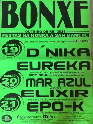 San Mamede de Bonxe en Outeiro de Rei