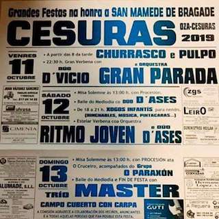 San Mamede de Bragade en Oza Cesuras