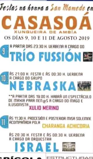 San Mamede de Casasoá en Xunqueira de Ambía