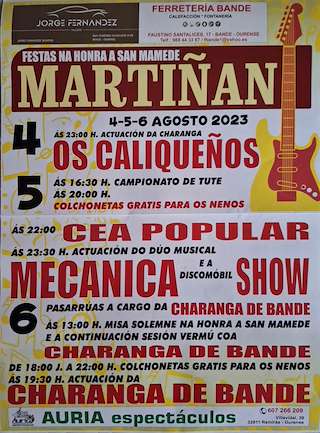 San Mamede de Martiñan en Bande
